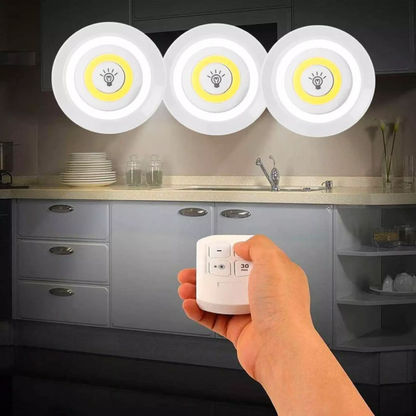 💡 3x Luces Led + Control Remoto 🔦